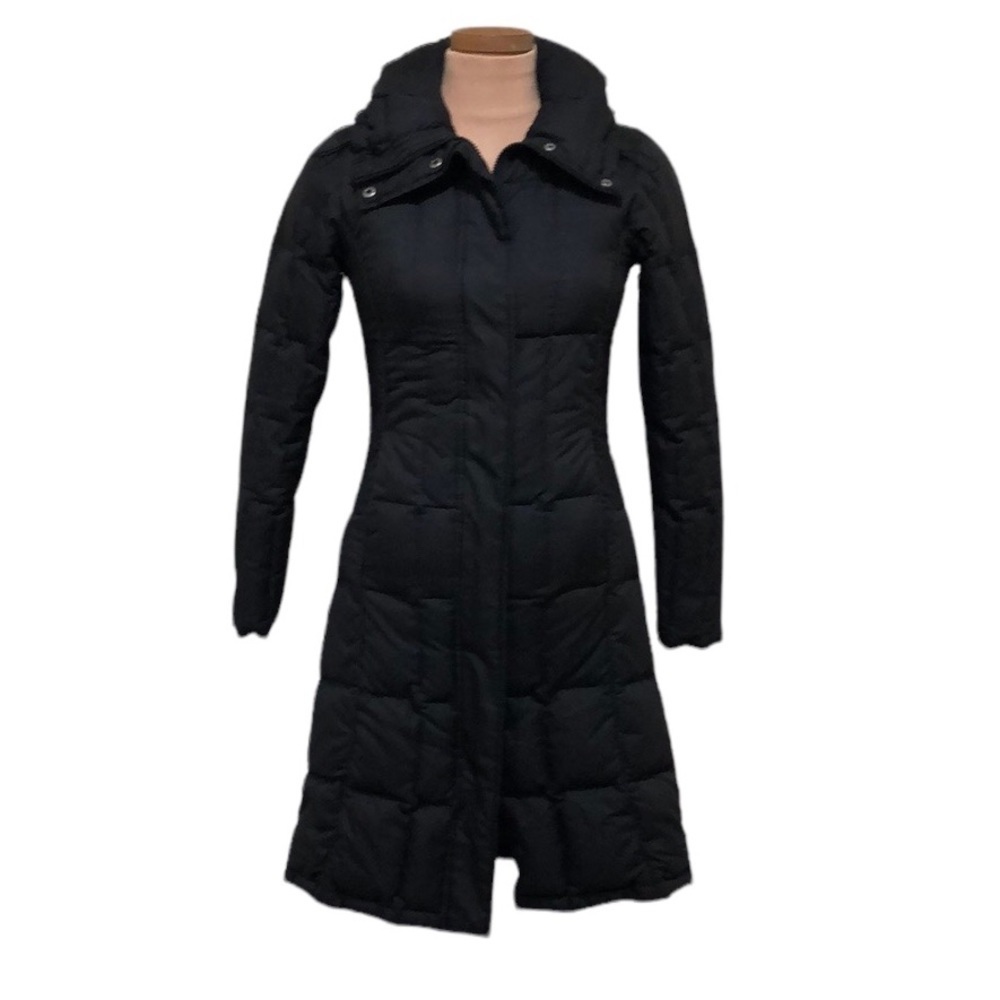 Spiewak & Sons Down Puffer Coat Size XS Black Long Length
